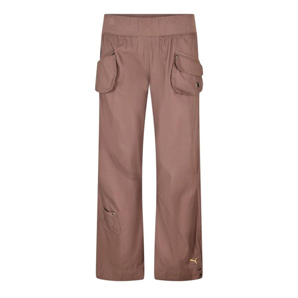 Puma Womens/Ladies Woven Relaxed Fit Walking Pants / Brown